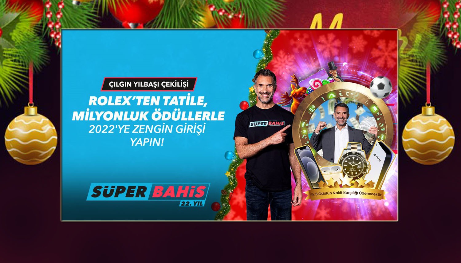 Süperbahis Yeni Yıl Bonusu, Süperbahis ile iPhone Playstation Kazan!